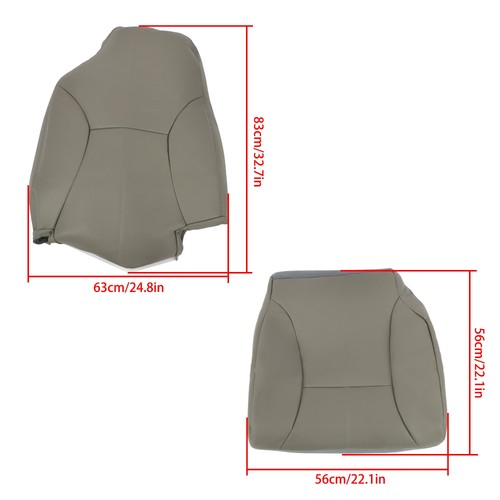 Solid Spare Suit For Dodge Ram 1500 3500 SLT 1998-2002 Driver Bottom&Top Leather Seat Cover