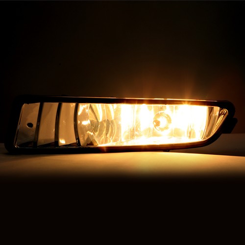 Solid Spare Fit 2002-2003 Acura TL Sedan Front Bumper Driving Fog Lights Lamps w/Bulb L+R