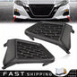 A Pair Front Bumper Lamp Bezel Fog Light Cover Fit For 2019-2021 Nissan Altima