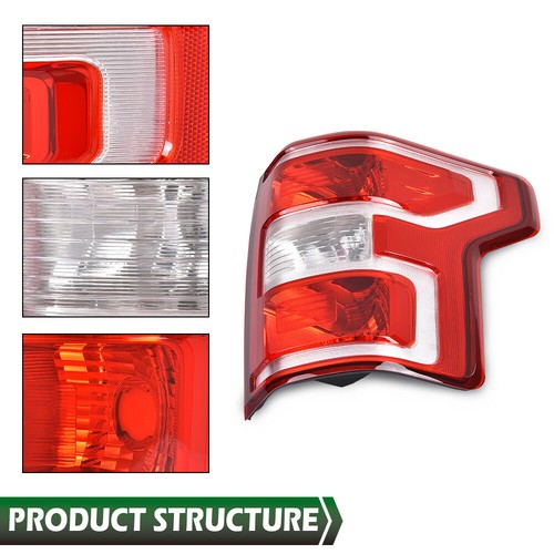 Solid Spare Fit For 18-20 Ford F-150 Pickup Right Rear Tail Light Brake Lamp w/o Bulb