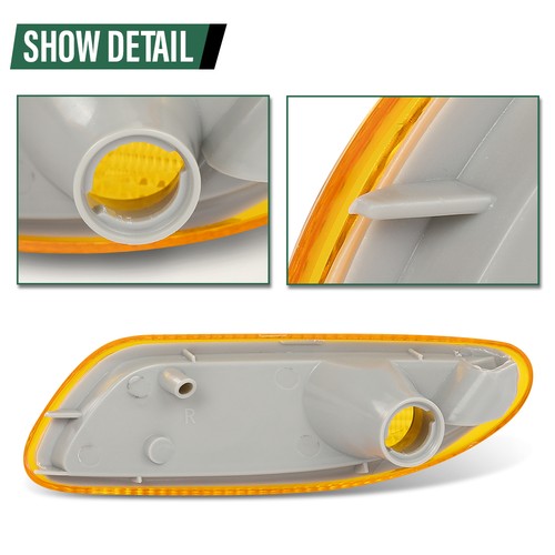 Solid Spare Fit For 2001-2007 Mercedes-Benz C-Class Side Marker Light Right Side MB2551102