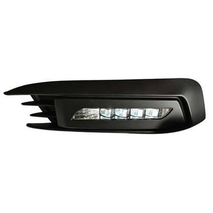 Pair For 2016-2018 Honda Civic LED DRL Fog Light  W/Turn Signal Lamp LH+RH