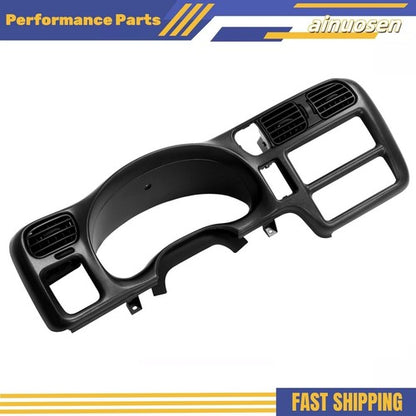 Solid Spare Black Dash Trim Bezel Fit For 1998-2004 Blazer Jimmy Sonoma S10 Bravada New
