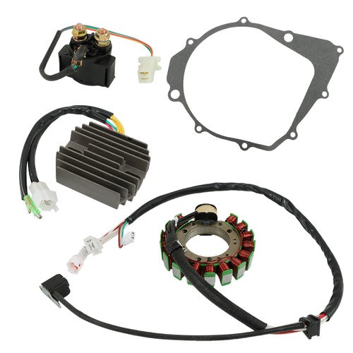 Solid Spare For Yamaha Warrior 350 YFM350X Magneto Stator Regulator Relay Gasket