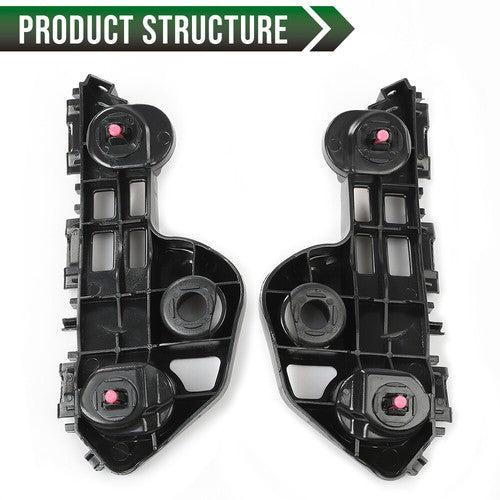 Solid Spare Front Bumper Bracket Retainer Left+Right Side Fit For 2018-2021 Toyota Camry