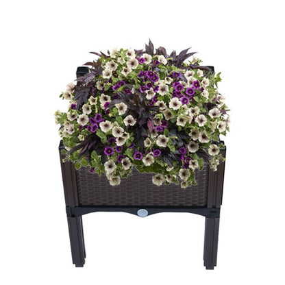 Solid Spare Raised Garden Bed Outdoor Elevated Planter Box Flowers Plants Vegetables