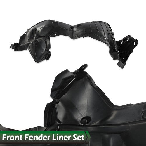 Solid Spare Fit For 2013 Nissan Altima Front Driver & Passenger Fender Liner Splash Shield