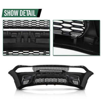 Solid Spare Front and Rear Bumper Hellcat Style Fit For 2015-2023 Dodge Charger Widebody Kit