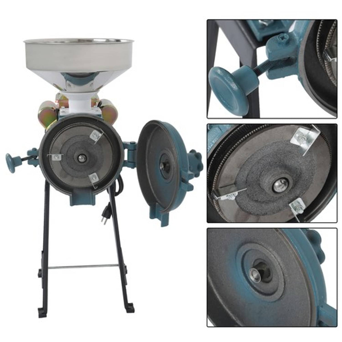 Solid Spare Electric Grinder Grain Mill Corn Wheat Feed Flour Cereal Grain Mills 3000W 110V
