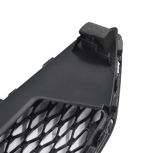 Solid Spare Front Upper Honeycomb Trim Black Gloss Grille Fit For Ford Fusion 2017 2018