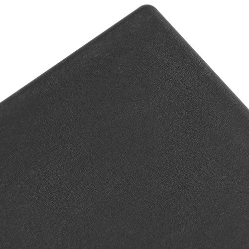 Solid Spare Pair 4" Black Square Rubber Bumper Plug End Cap Cover For RV Camper Trailer