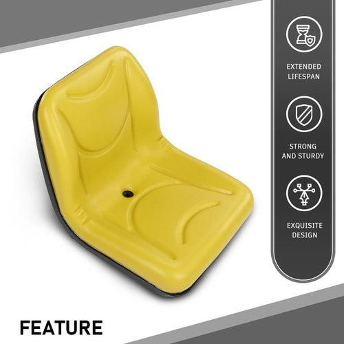 Solid Spare Yellow Complete Seat Fit For John Deere 4X2 4X4 HPX Gator Turf E TH 6X4 TE