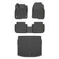Solid Spare Fit For 2023-2024 Honda CR-V 3D Molded TPE Floor Mats Front+Rear+Cargo Liner