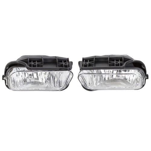Solid Spare Pair Bumper Fog Lights Lamps Left+Right For Chevy Silverado Avalanche 2003-2006