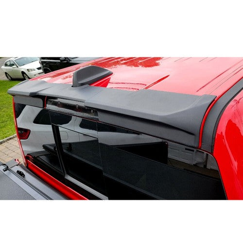 Solid Spare For 2019-2023 24 Dodge Ram 1500 Truck Crew Cab Matte Black Roof Spoiler Wing