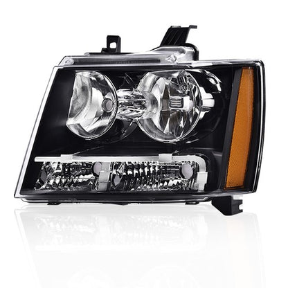 Solid Spare Headlight Lamp Left Driver Side Fit For 2007-2014 Chevy Avalanche Suburban Tahoe