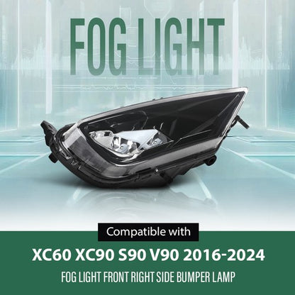 Solid Spare Fit For 2016-2024 Volvo XC60 XC90 S90 V90 Fog Light Driving Lamp Right Side