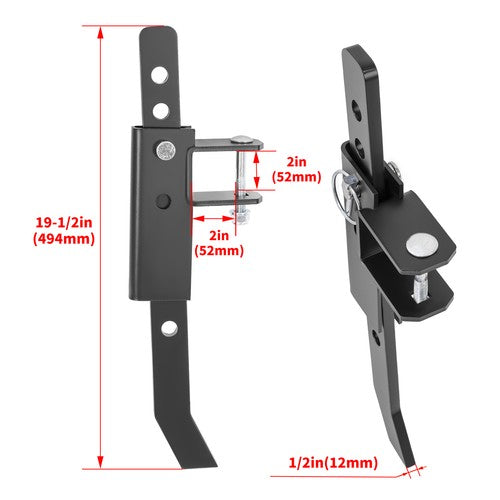 Solid Spare For ATV UTV Chisel Plow Implement Scarifier W/6 Independently Adjustable Chisels