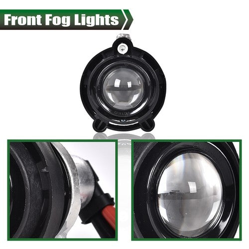 Solid Spare Fit For 16-18 Chevy Cruze Bumper Projector Fog Lights Driving Lamps W/ Switch