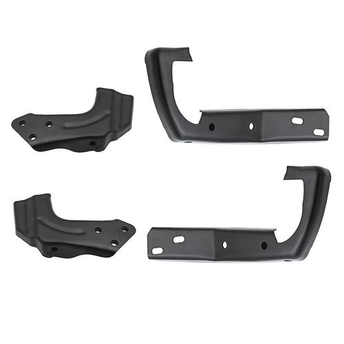 Solid Spare Black Metal Front Bumper Brackets Compatible 94-00 Chevrolet&GMC C-K Series 2pcs