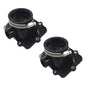 Solid Spare 2X Carb Intake Manifold Boots 420867880 For Ski-Doo Deluxe MXZ 600 420867882