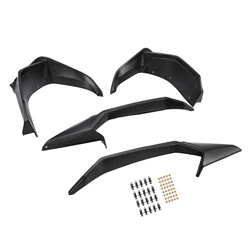 Solid Spare 4PCS Fender Flares Mud Guards For Kawasaki Teryx KRX 1000 / KRX4 1000 2020-2023