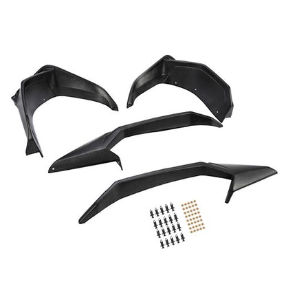 Solid Spare 4PCS Fender Flares Mud Guards For Kawasaki Teryx KRX 1000 / KRX4 1000 2020-2023