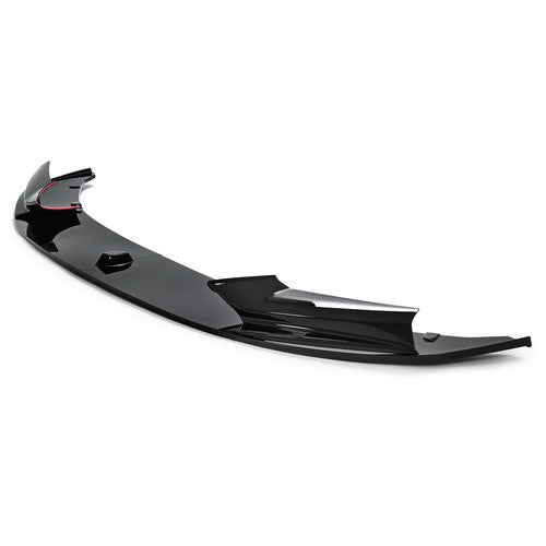 Solid Spare Front Bumper Lip Spoiler Splitter For 11-16 BMW F10 5 Series M Sport Gloss Black