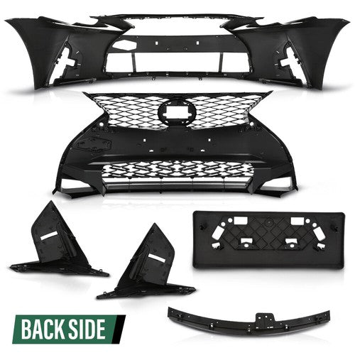 Solid Spare Fit For 14-16 Lexus IS250 IS200t IS350 Front Bumper Conversion To 21+ F-Sport