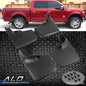 Solid Spare Front Rear Set Splash Mud Guards Flaps Fit for 04-14 Ford F-150 w/ Fender Flares