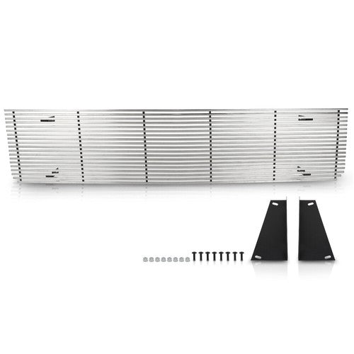 Solid Spare Fit For 73-80 Chevy GMC Blazer C/K Pickup Suburban Silver Billet Grille Insert