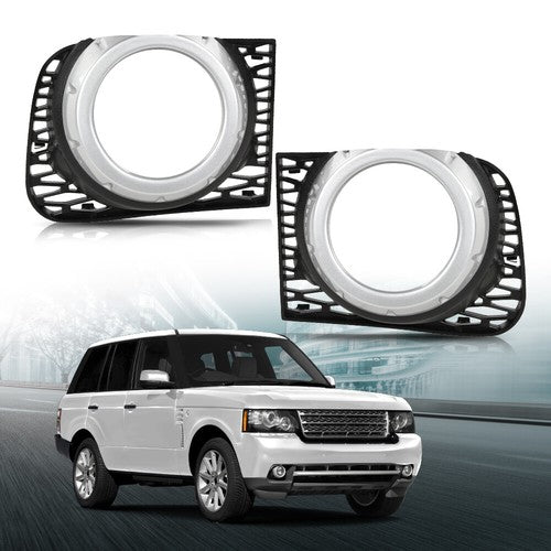 Solid Spare Fit For 2010-2013 Land Rover Range Rover 5.0L Fog Light Bezel Left+Right Side