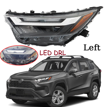 Fit 2022 2023 Toyota RAV4 XLE Halogen Headlight W/ LED DRL Left Driver Side