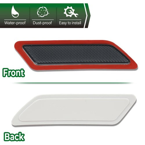 Solid Spare Smoke Bumper Reflector Side Marker Front Left & Right Fit For 2012-2015 BMW 328i