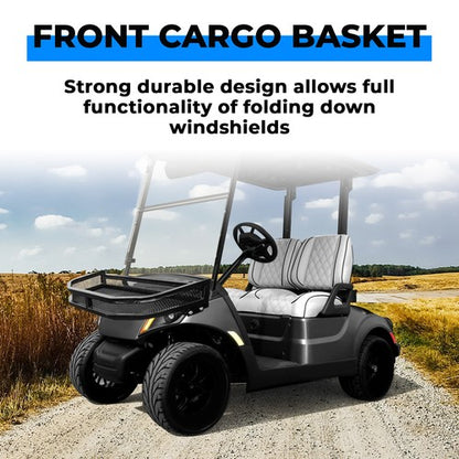 Solid Spare Front Clay Outer Cargo Basket w/Mounting Bracket For Yamaha Drive 2 Drive2 17-Up