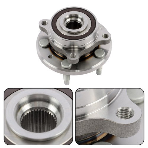 Solid Spare 513275 For Ford Taurus 2013 2014-2017 2018 4PCS Front & Rear Wheel Bearing Hub
