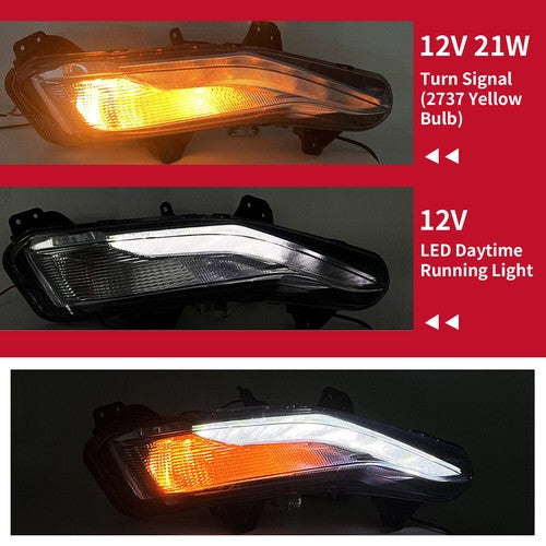 Solid Spare For 2019-2022 2023 Chevy Malibu Bumper Signal Light LED Fog Lamp RH Passenger