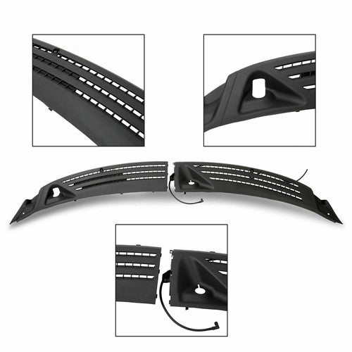 Solid Spare Left & Right Windshield Window Wiper Cowl Cover Panel For 04-08 Ford F-150 F150