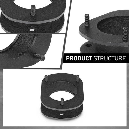 Solid Spare 2.5" Front Leveling Lift Kit Fit For 2011-2022 Jeep Grand Cherokee 2WD 4WD