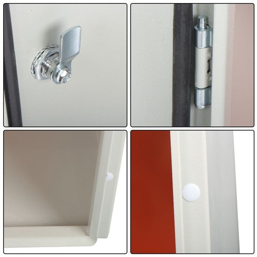 Solid Spare Steel Electrical Box 24x16x12'' Carbon Steel IP65 Electrical Enclosure Box