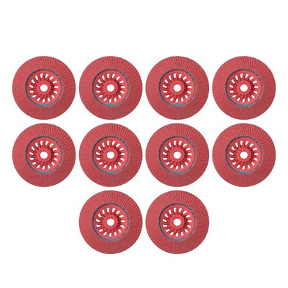 Solid Spare 10 PCS Type 29 Ceramic Grain Flap Sanding Discs 4-1/2" x 7/8" 80 Grits