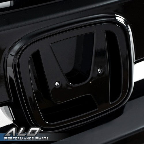 Solid Spare Fit For 2019-2020 Honda Civic Front Bumper Mesh Grille Grill Glossy Black USA