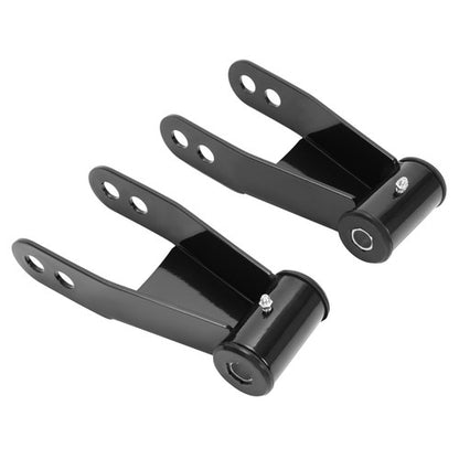 Solid Spare 4" Drop Kit Leveling Lowering Shackles Hangers For 1973-1996 Ford F150 F100