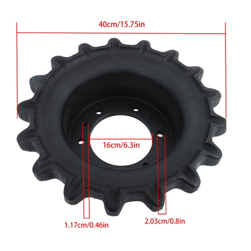 Solid Spare Drive Sprocket - 6Hole Single Speed fits Bobcat T200 T300 T630 T870 7165109