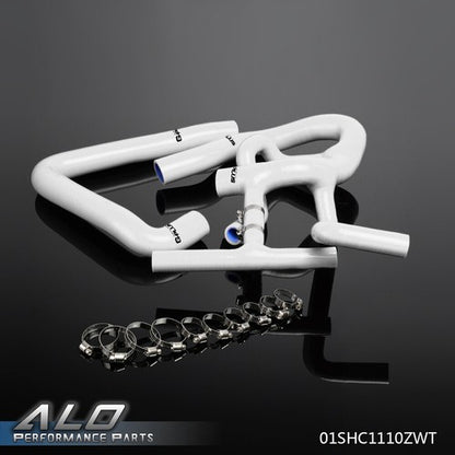 Solid Spare White Silicone Radiator Hose Kit Fit For 97-01 Rover Mini Cooper S MPI 1275/1.3L