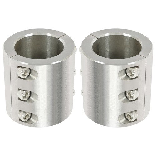 Solid Spare 2PCS 1.625 1 5/8" Inch OD Size Roll Cage Mounts Split Collar Tube Clamps