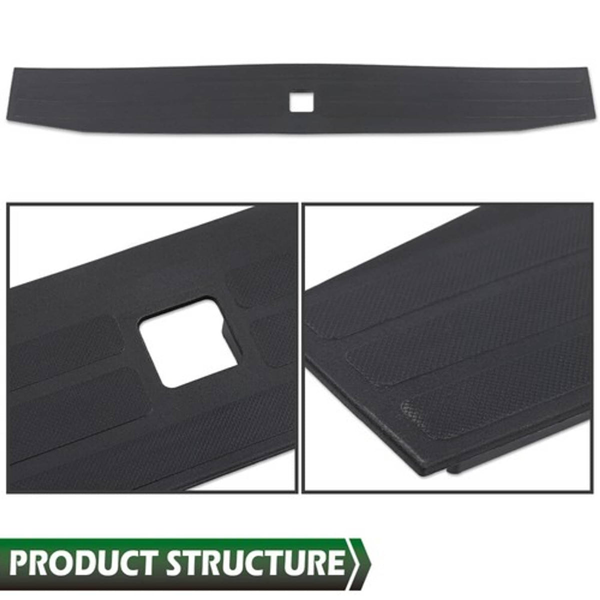 Solid Spare Tailgate Molding Flexible Top Trim Cap For 2017-2022 Ford F-250 F-350 FO1904134