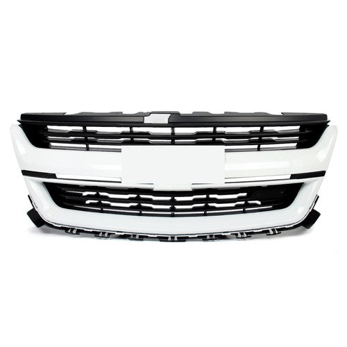 For Chevrolet Colorado 2015-2020 Front Bumper Grille Upper Grill Summit White