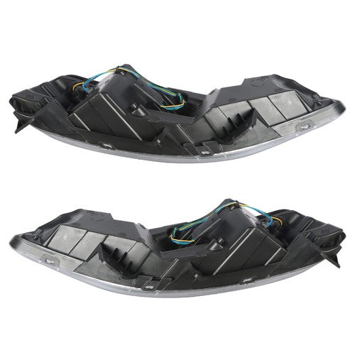Solid Spare For Chevy Malibu 2019-2022 Bumper Turn Signal Lights W/LED DRL Fog Lamps RH&LH