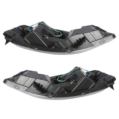 Solid Spare For Chevy Malibu 2019-2022 Bumper Turn Signal Lights W/LED DRL Fog Lamps RH&LH